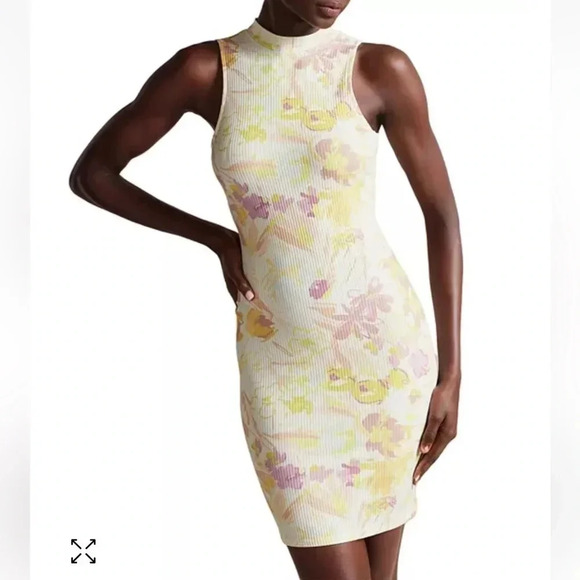 Ted Baker Effi Cutout Twist Back stretchy pull on Bodycon Dress size XS/small - Picture 1 of 7
